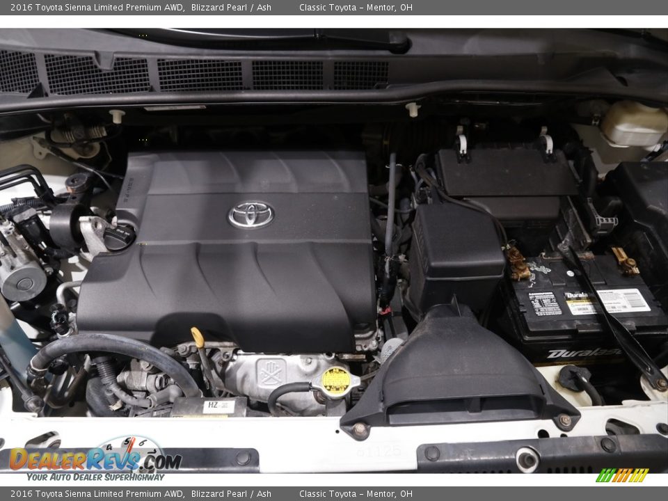 2016 Toyota Sienna Limited Premium AWD Blizzard Pearl / Ash Photo #24