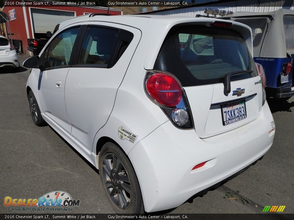 2016 Chevrolet Spark LT Summit White / Jet Black Photo #4