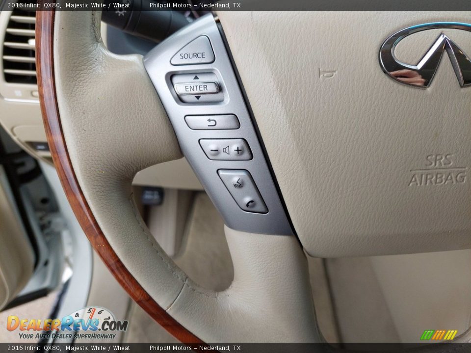 2016 Infiniti QX80  Steering Wheel Photo #16
