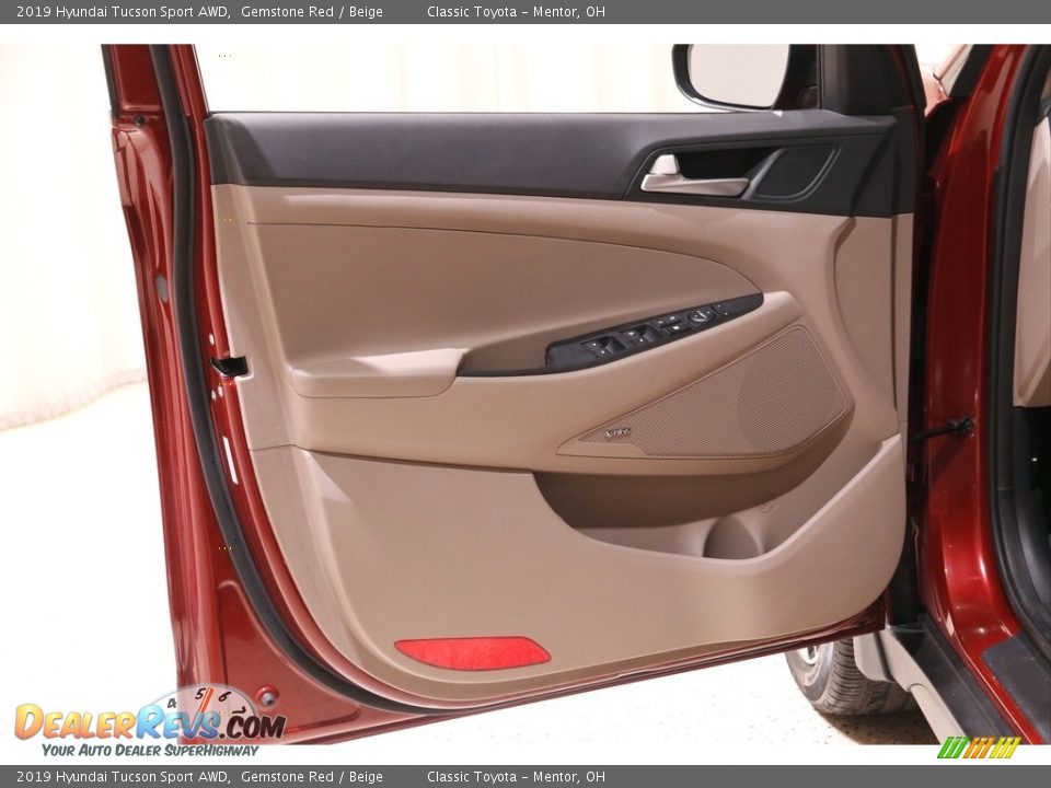 2019 Hyundai Tucson Sport AWD Gemstone Red / Beige Photo #4