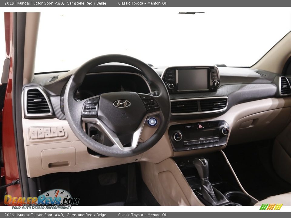 2019 Hyundai Tucson Sport AWD Gemstone Red / Beige Photo #6