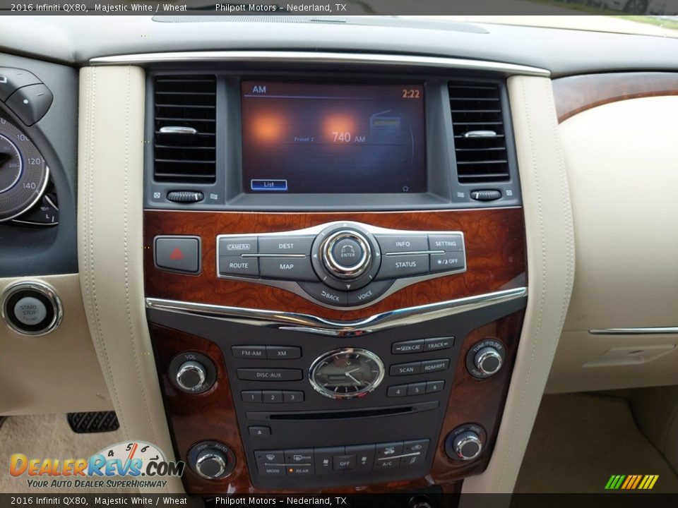 Controls of 2016 Infiniti QX80  Photo #19