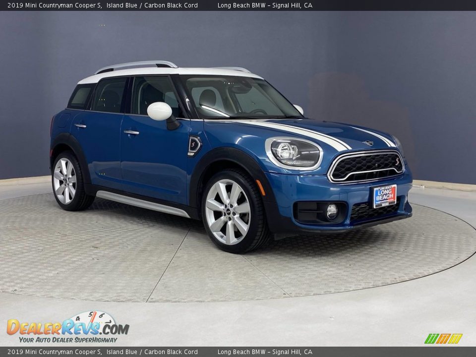 2019 Mini Countryman Cooper S Island Blue / Carbon Black Cord Photo #1