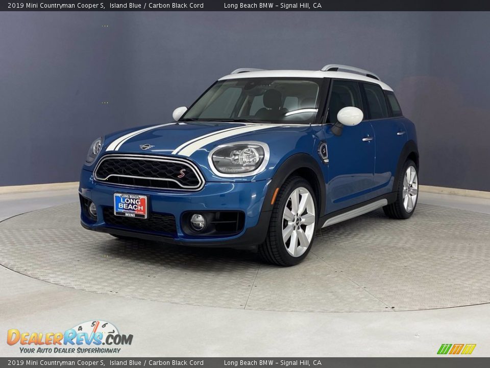 2019 Mini Countryman Cooper S Island Blue / Carbon Black Cord Photo #3