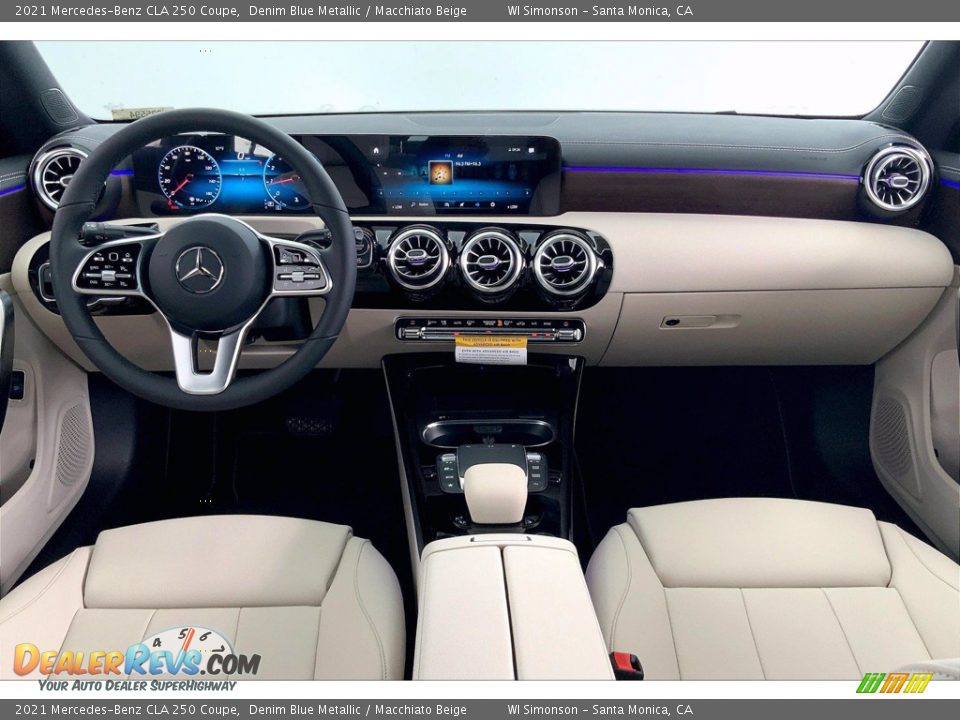Macchiato Beige Interior - 2021 Mercedes-Benz CLA 250 Coupe Photo #6