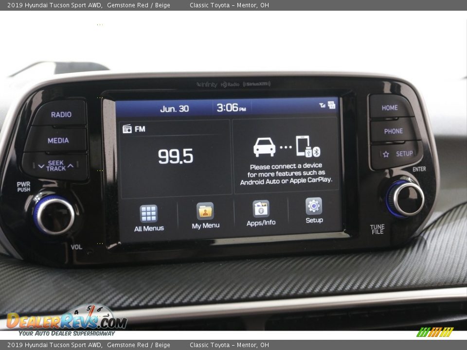 2019 Hyundai Tucson Sport AWD Gemstone Red / Beige Photo #10