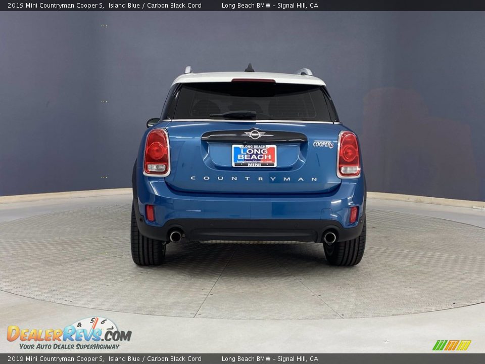 2019 Mini Countryman Cooper S Island Blue / Carbon Black Cord Photo #4