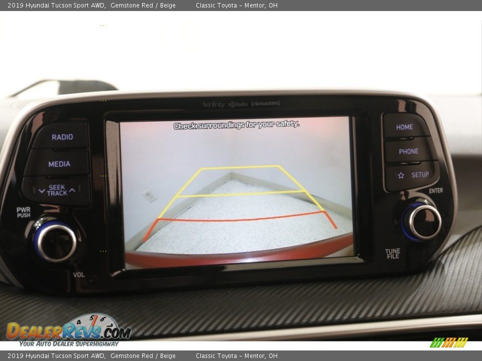 2019 Hyundai Tucson Sport AWD Gemstone Red / Beige Photo #11
