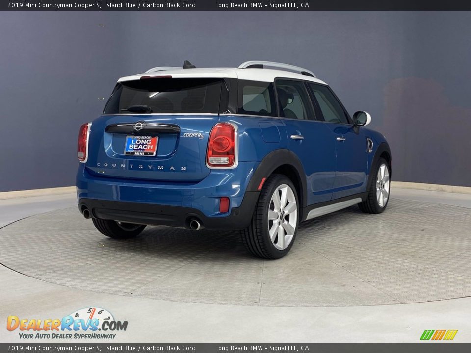 2019 Mini Countryman Cooper S Island Blue / Carbon Black Cord Photo #5