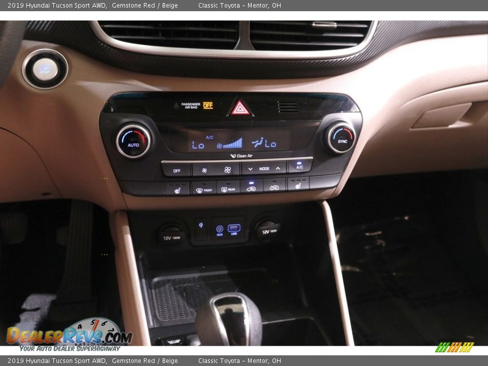 2019 Hyundai Tucson Sport AWD Gemstone Red / Beige Photo #12