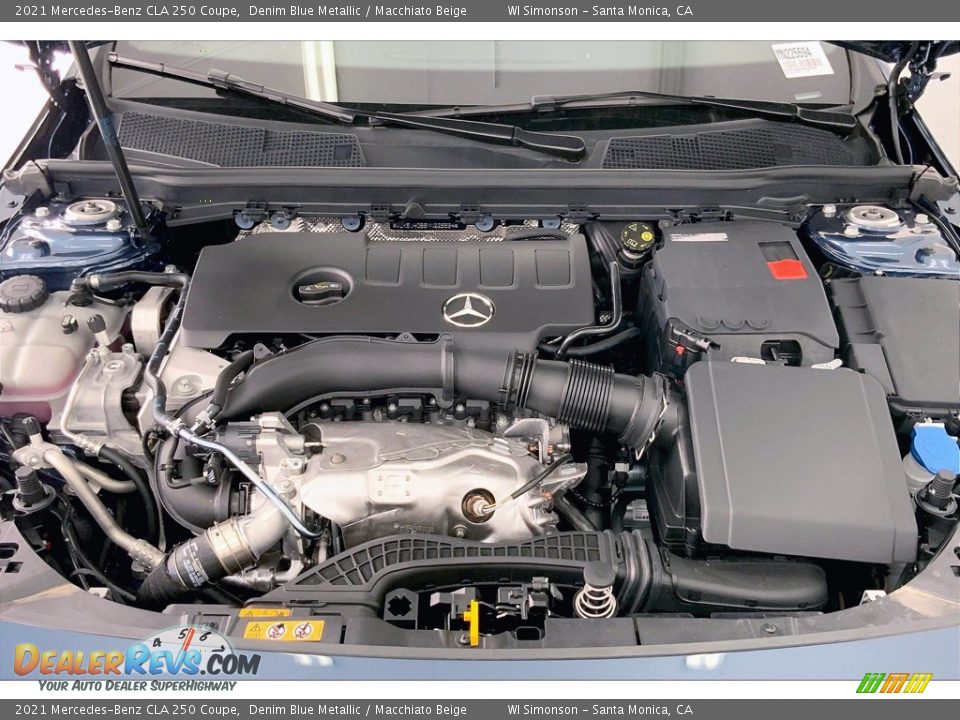2021 Mercedes-Benz CLA 250 Coupe 2.0 Liter Twin-Turbocharged DOHC 16-Valve VVT 4 Cylinder Engine Photo #9