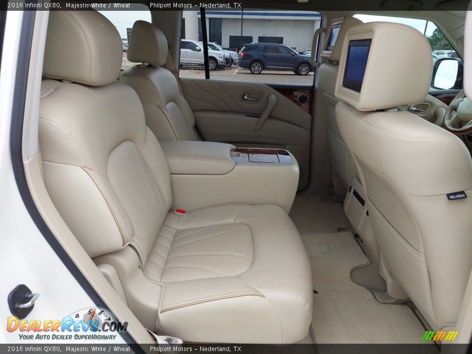 Rear Seat of 2016 Infiniti QX80  Photo #25