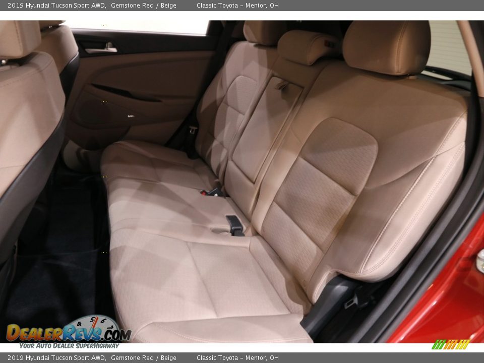 2019 Hyundai Tucson Sport AWD Gemstone Red / Beige Photo #16