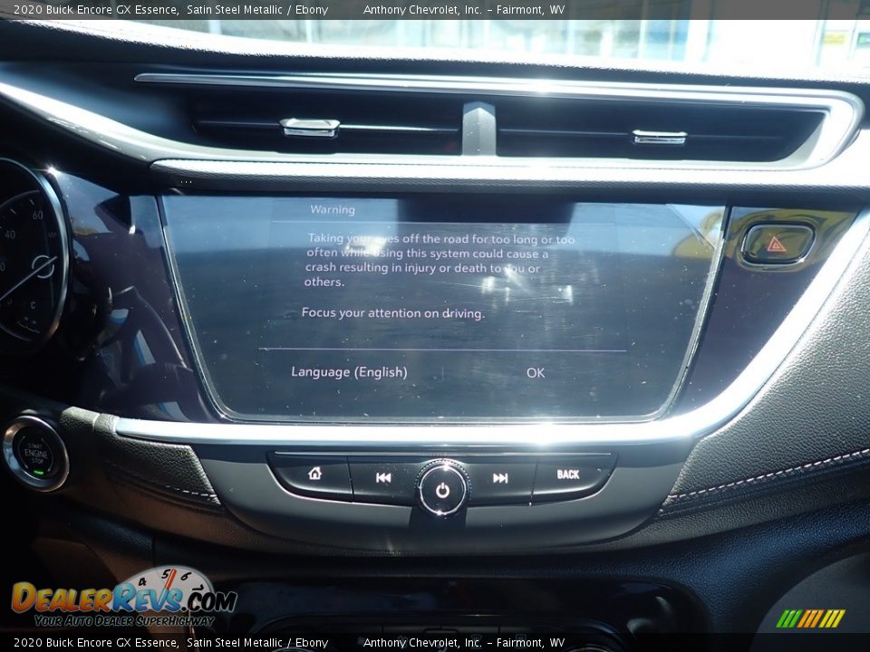 2020 Buick Encore GX Essence Satin Steel Metallic / Ebony Photo #17