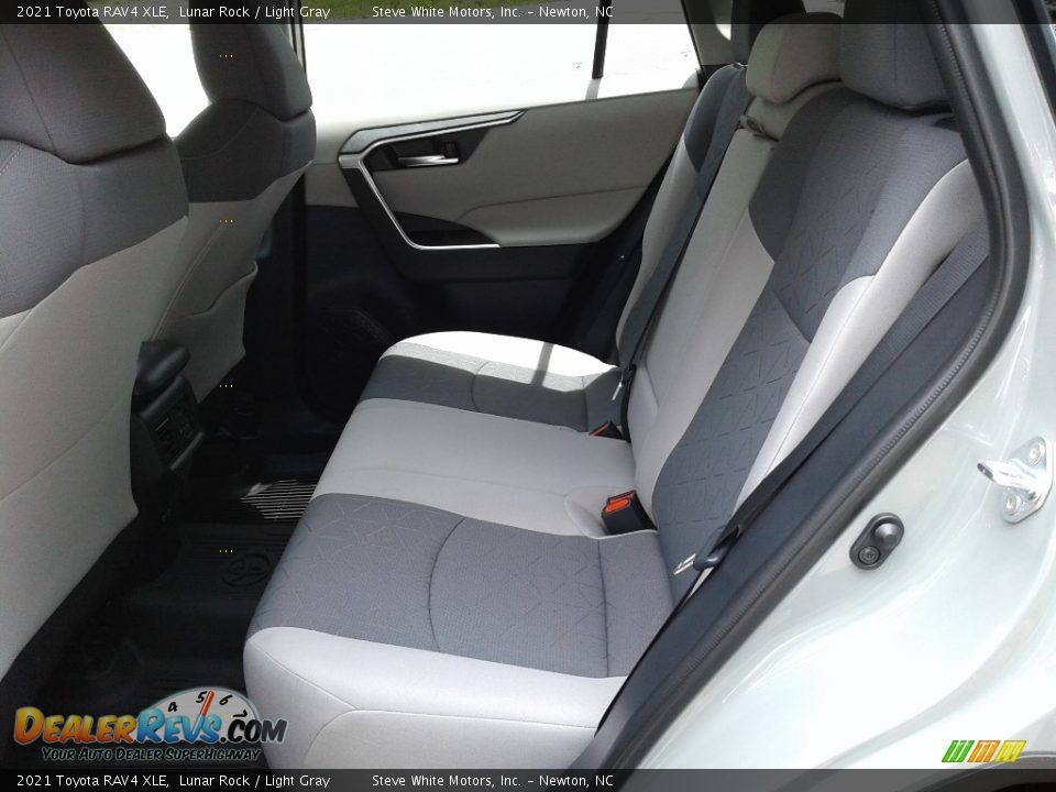 Rear Seat of 2021 Toyota RAV4 XLE Photo #13
