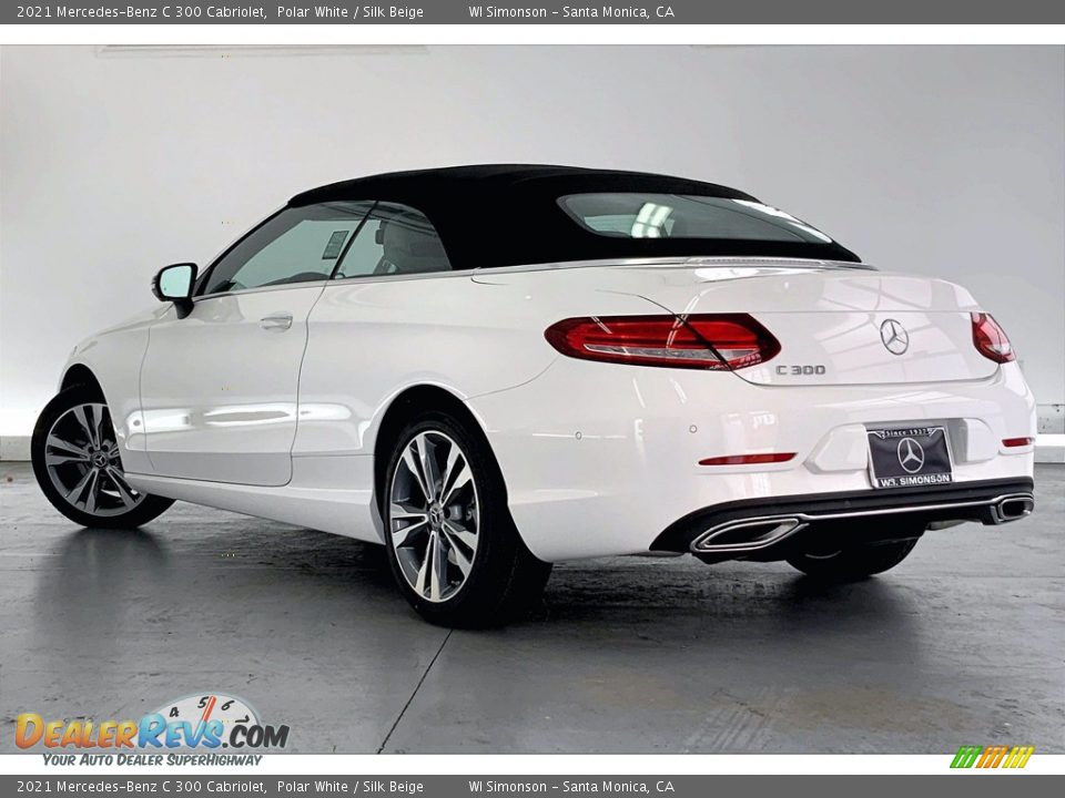 2021 Mercedes-Benz C 300 Cabriolet Polar White / Silk Beige Photo #2