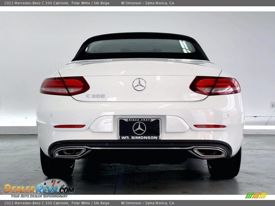 2021 Mercedes-Benz C 300 Cabriolet Polar White / Silk Beige Photo #3