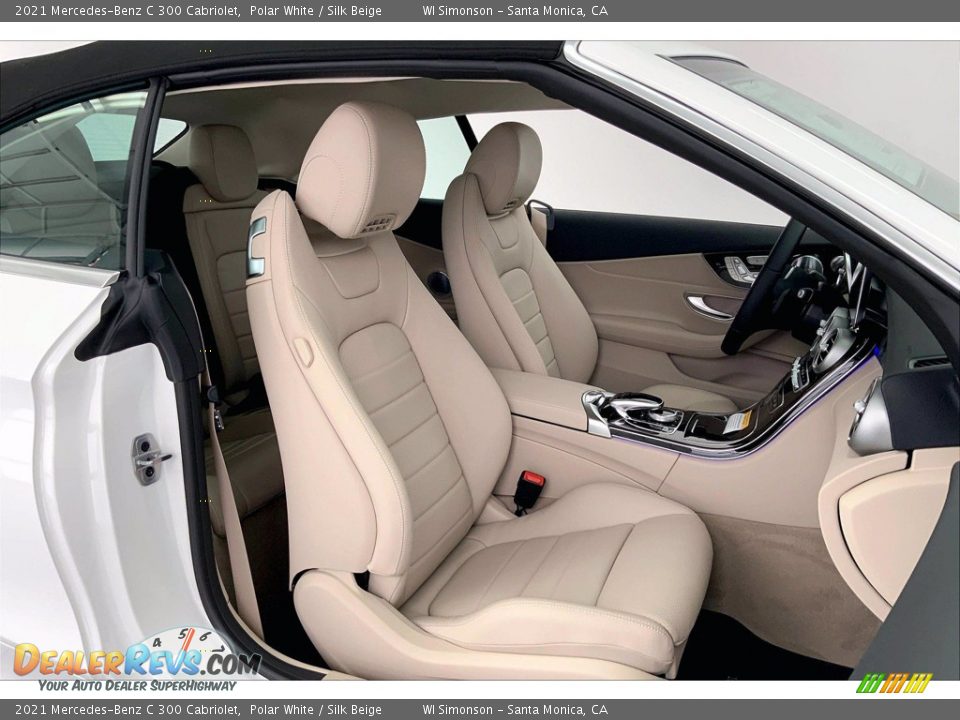 2021 Mercedes-Benz C 300 Cabriolet Polar White / Silk Beige Photo #5