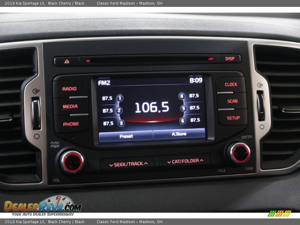 2019 Kia Sportage LX Black Cherry / Black Photo #10