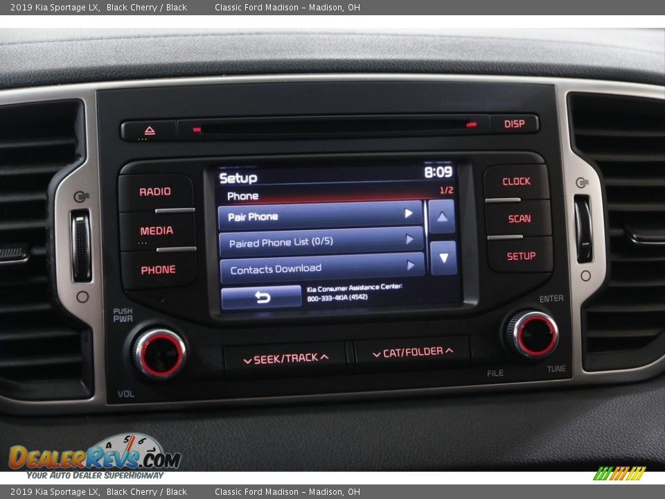 2019 Kia Sportage LX Black Cherry / Black Photo #11