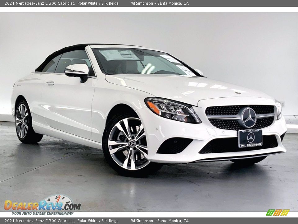 2021 Mercedes-Benz C 300 Cabriolet Polar White / Silk Beige Photo #12