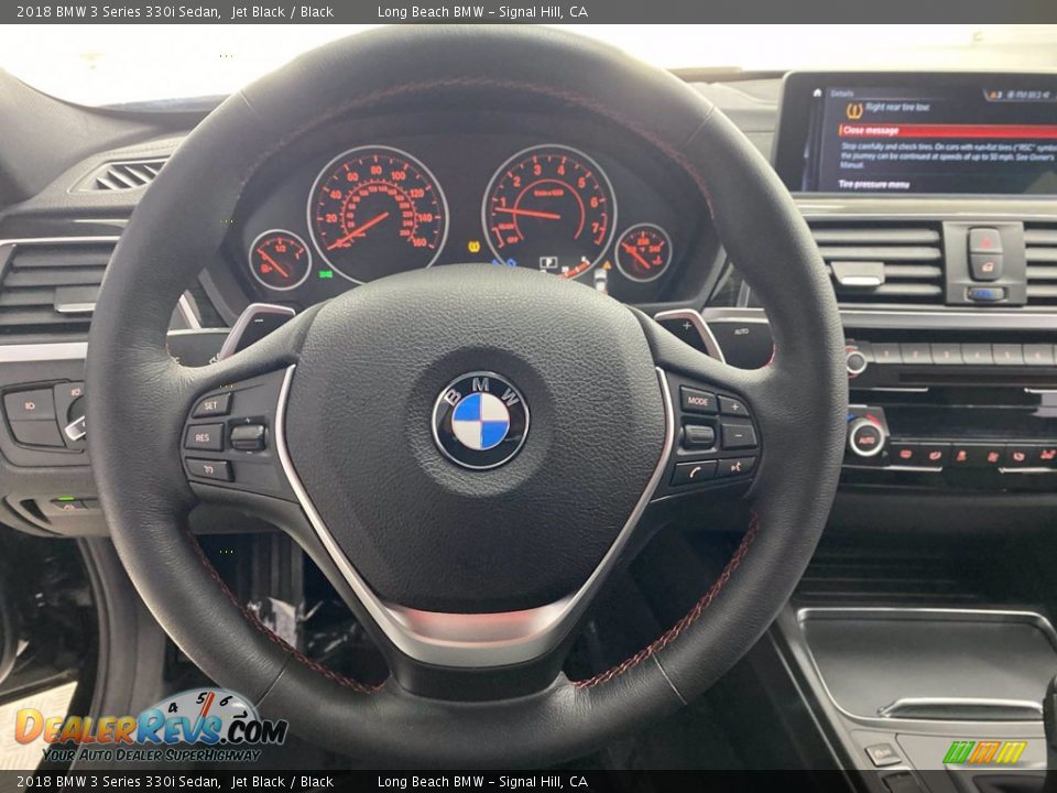 2018 BMW 3 Series 330i Sedan Jet Black / Black Photo #18