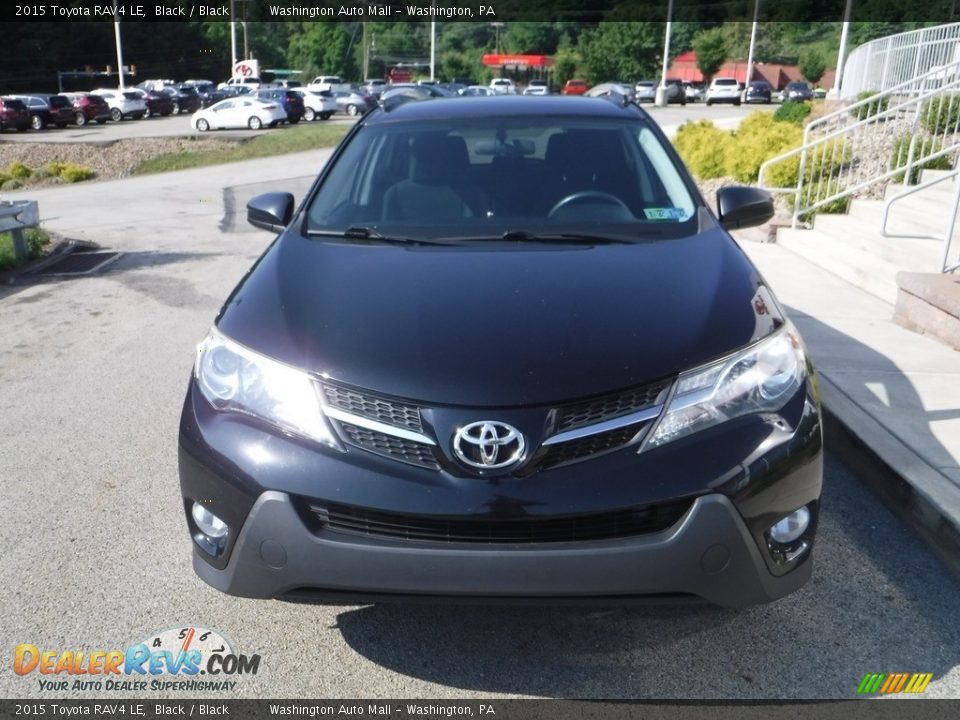 2015 Toyota RAV4 LE Black / Black Photo #7