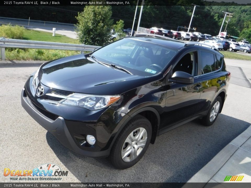 2015 Toyota RAV4 LE Black / Black Photo #8