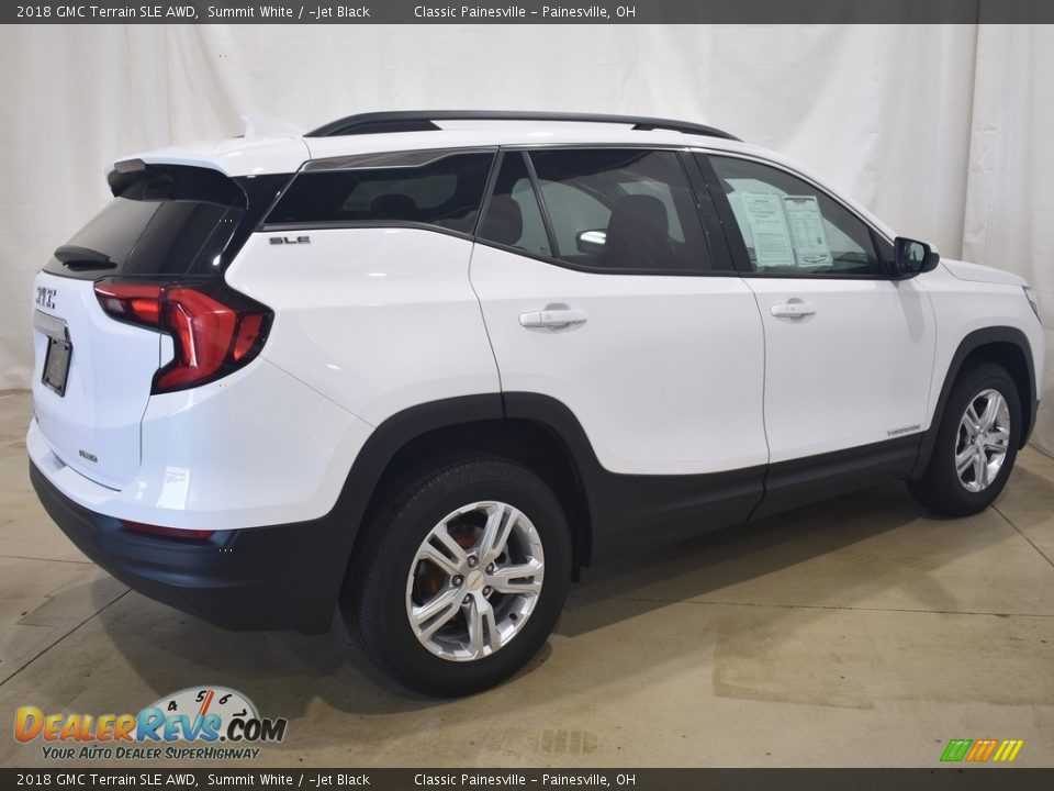 2018 GMC Terrain SLE AWD Summit White / ­Jet Black Photo #2