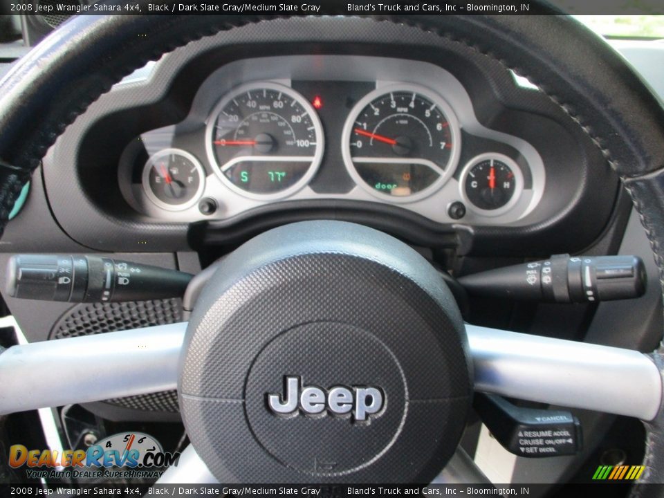 2008 Jeep Wrangler Sahara 4x4 Black / Dark Slate Gray/Medium Slate Gray Photo #9