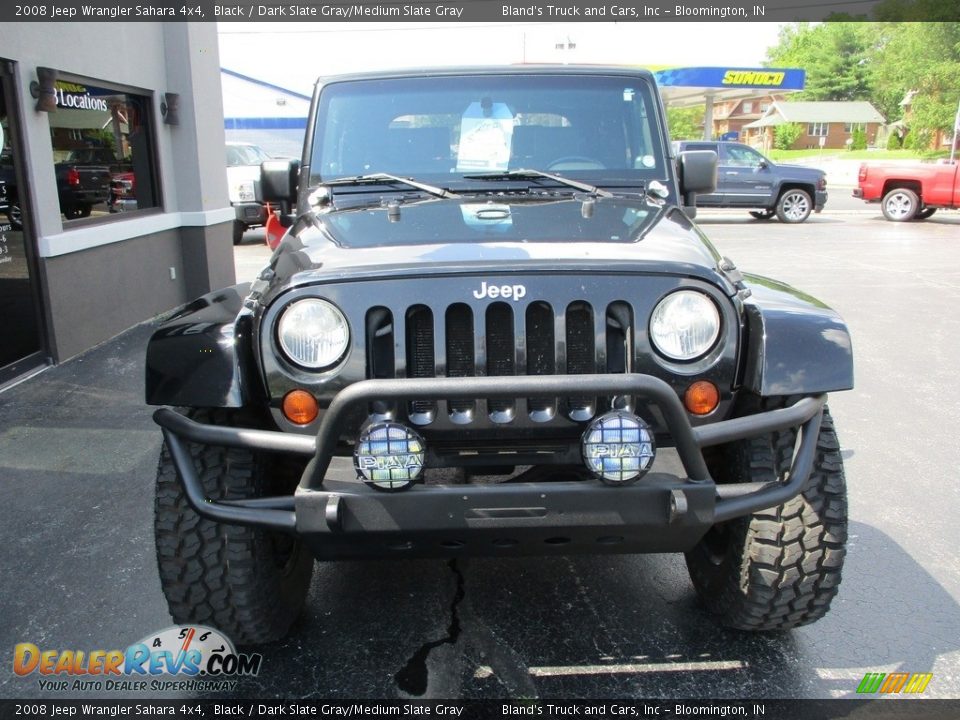 2008 Jeep Wrangler Sahara 4x4 Black / Dark Slate Gray/Medium Slate Gray Photo #19