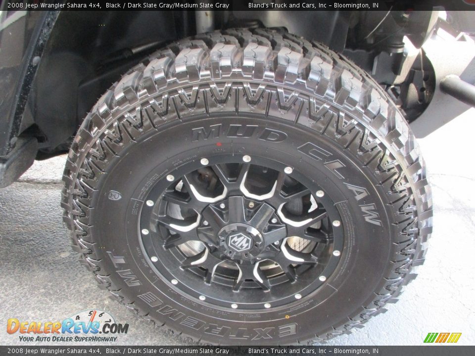 2008 Jeep Wrangler Sahara 4x4 Black / Dark Slate Gray/Medium Slate Gray Photo #20