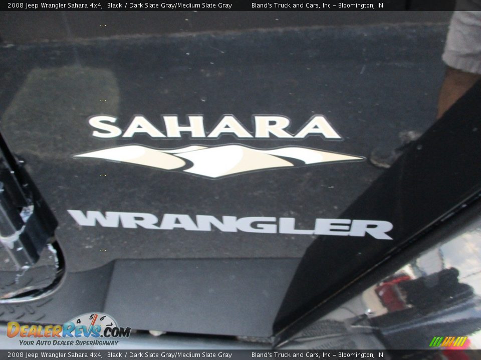 2008 Jeep Wrangler Sahara 4x4 Black / Dark Slate Gray/Medium Slate Gray Photo #22