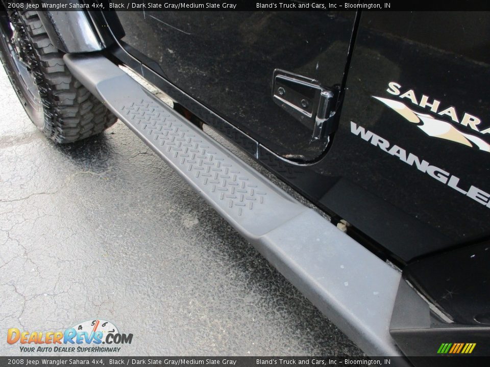 2008 Jeep Wrangler Sahara 4x4 Black / Dark Slate Gray/Medium Slate Gray Photo #23