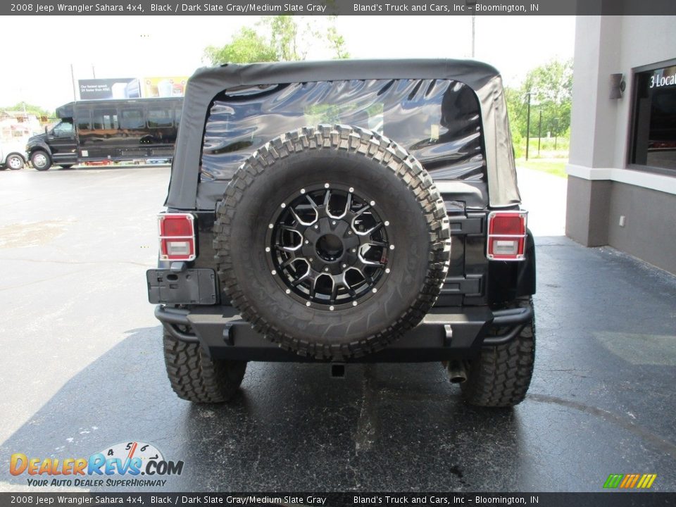 2008 Jeep Wrangler Sahara 4x4 Black / Dark Slate Gray/Medium Slate Gray Photo #24