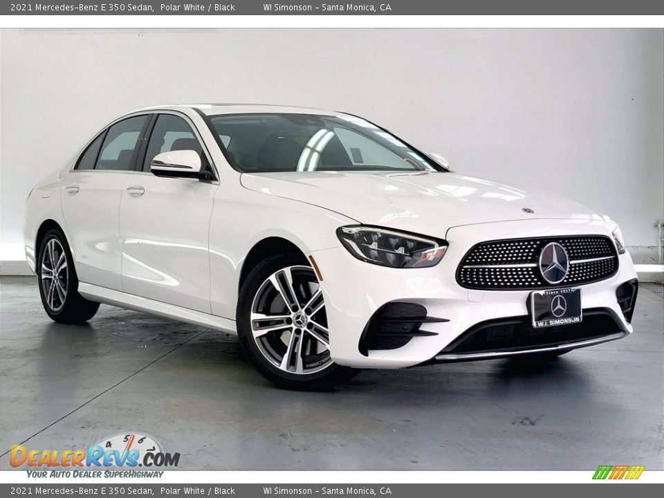 2021 Mercedes-Benz E 350 Sedan Polar White / Black Photo #12