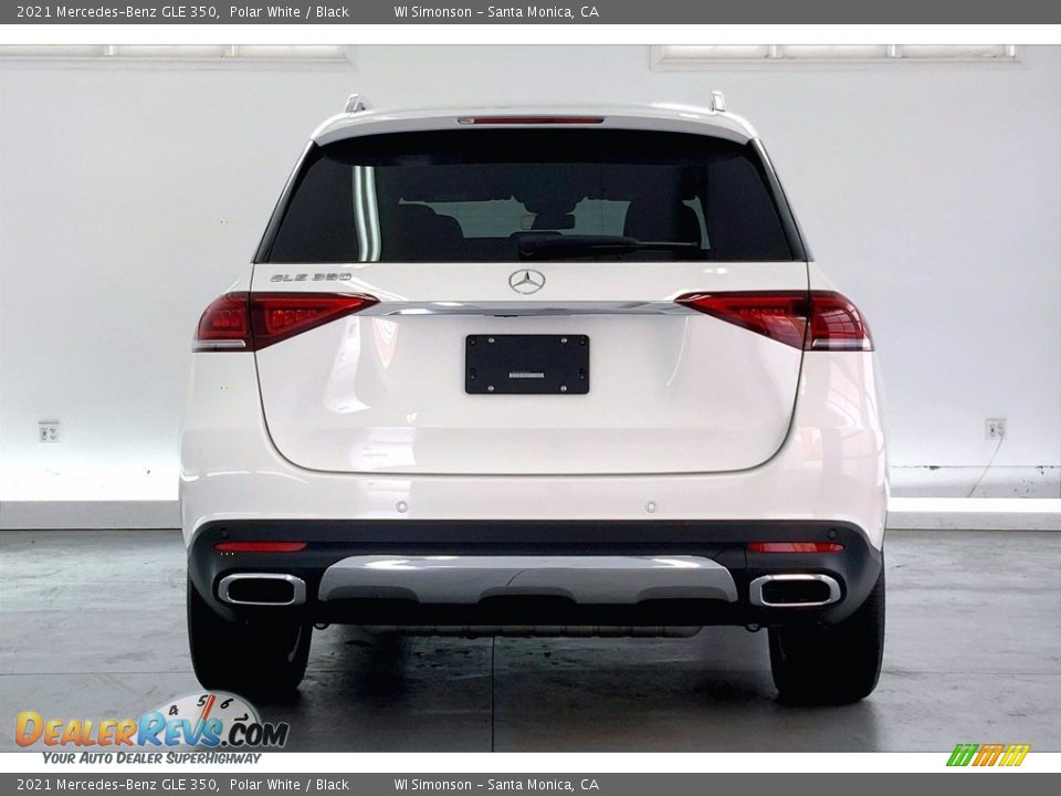 2021 Mercedes-Benz GLE 350 Polar White / Black Photo #3