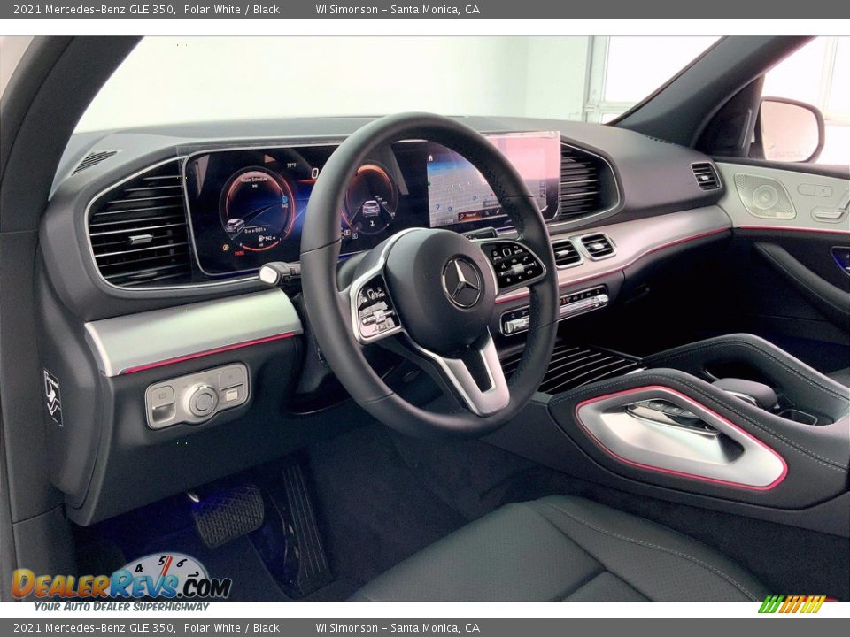 2021 Mercedes-Benz GLE 350 Polar White / Black Photo #4