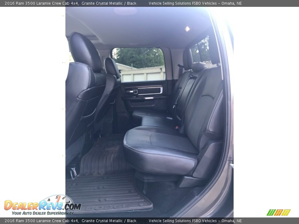 2016 Ram 3500 Laramie Crew Cab 4x4 Granite Crystal Metallic / Black Photo #8