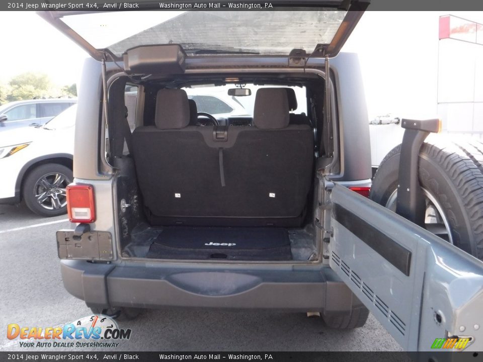 2014 Jeep Wrangler Sport 4x4 Anvil / Black Photo #23