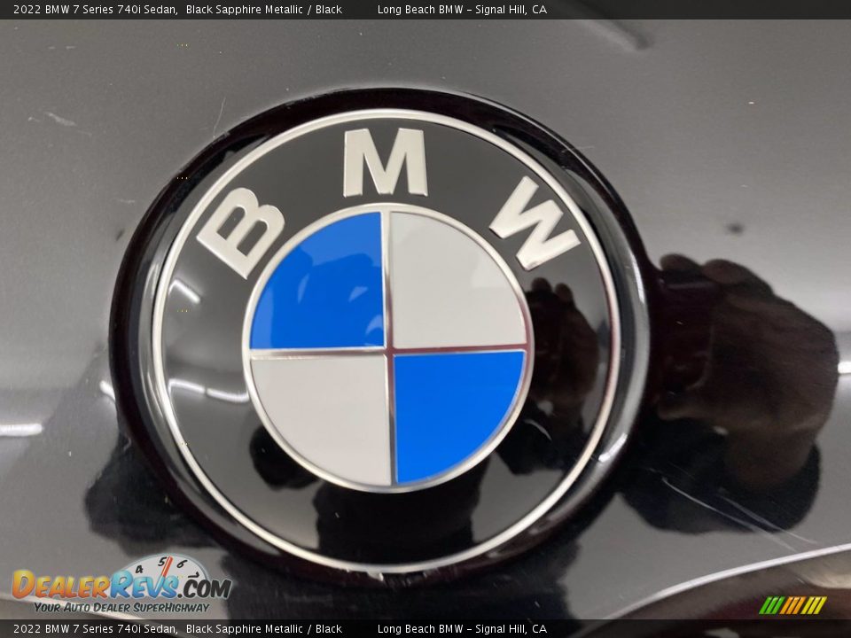 2022 BMW 7 Series 740i Sedan Black Sapphire Metallic / Black Photo #5