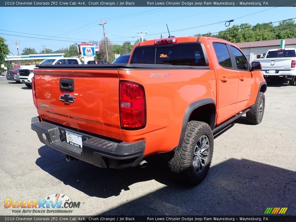 2019 Chevrolet Colorado ZR2 Crew Cab 4x4 Crush (Orange) / Jet Black Photo #4