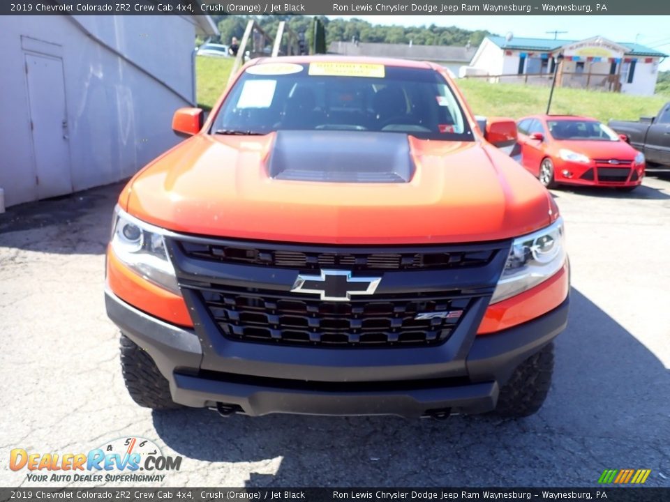 2019 Chevrolet Colorado ZR2 Crew Cab 4x4 Crush (Orange) / Jet Black Photo #7