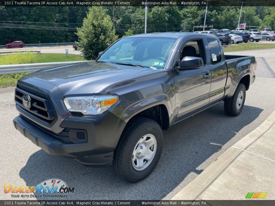 2021 Toyota Tacoma SR Access Cab 4x4 Magnetic Gray Metallic / Cement Photo #7