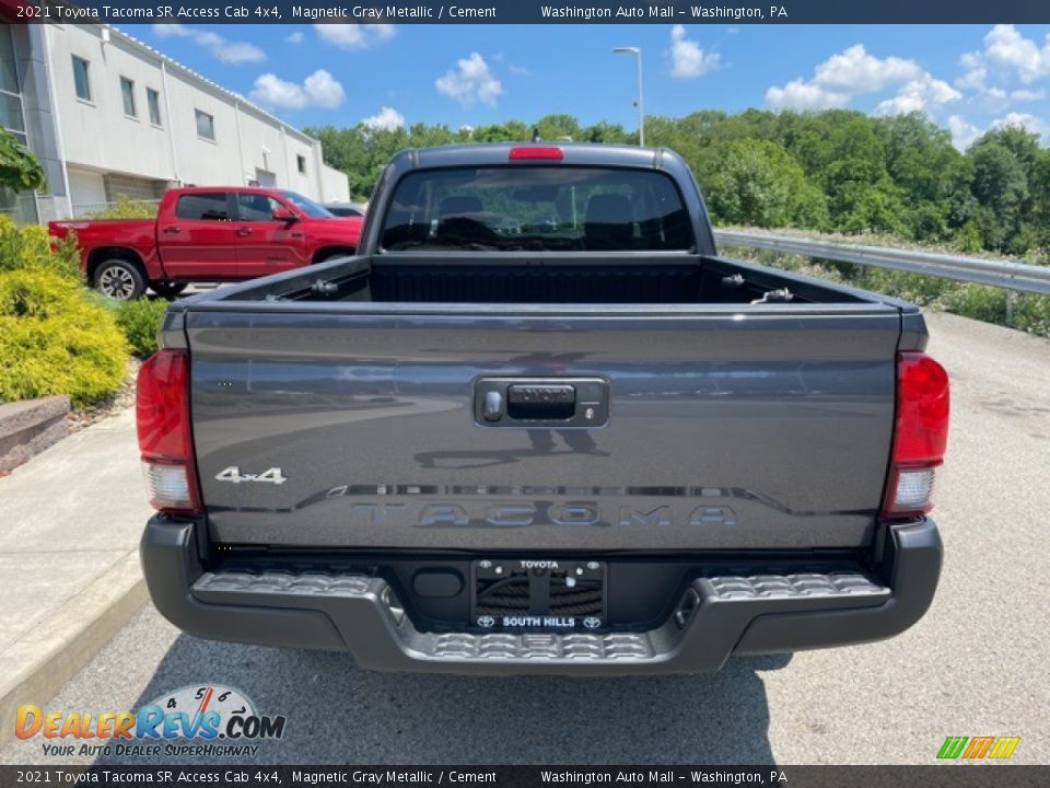 2021 Toyota Tacoma SR Access Cab 4x4 Magnetic Gray Metallic / Cement Photo #8