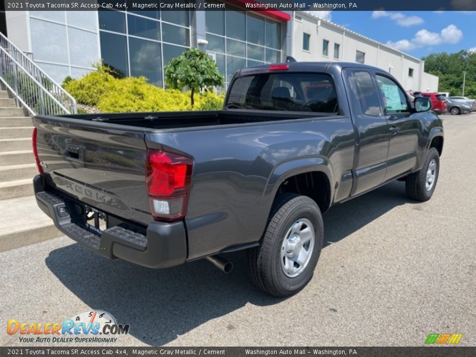 2021 Toyota Tacoma SR Access Cab 4x4 Magnetic Gray Metallic / Cement Photo #9