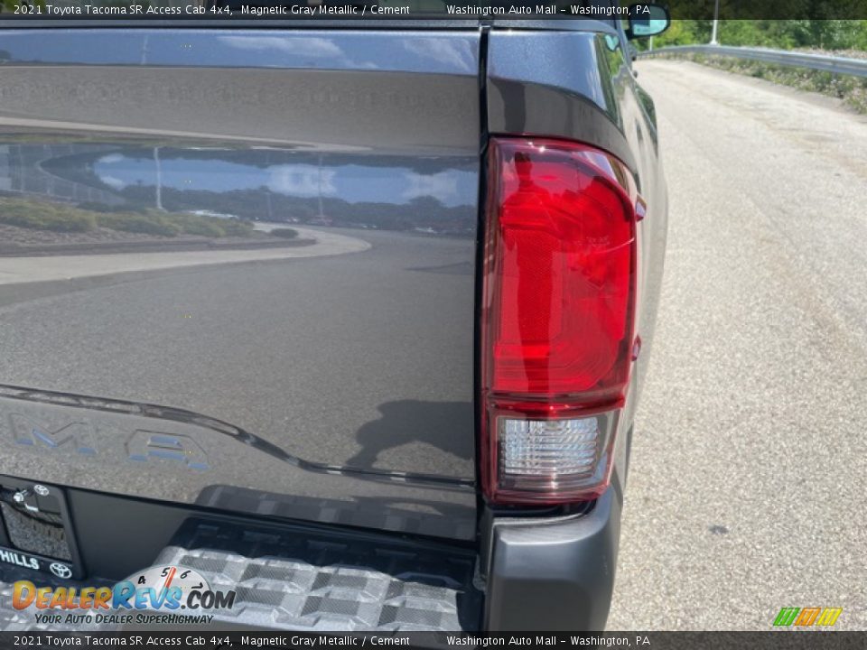 2021 Toyota Tacoma SR Access Cab 4x4 Magnetic Gray Metallic / Cement Photo #11