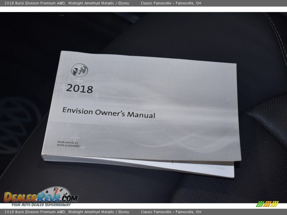 2018 Buick Envision Premium AWD Midnight Amethyst Metallic / Ebony Photo #19