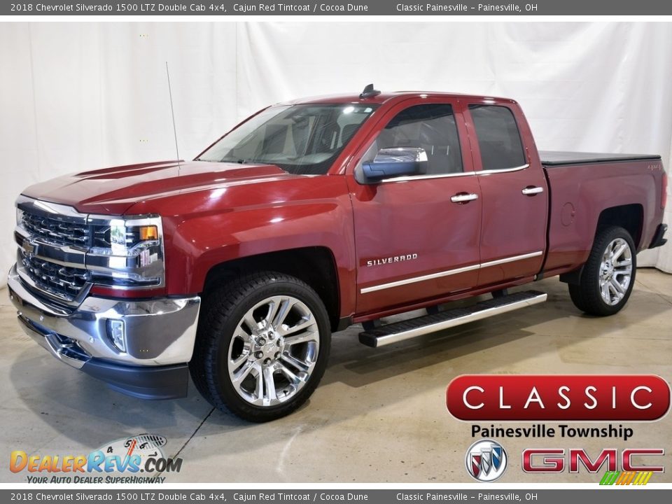 2018 Chevrolet Silverado 1500 LTZ Double Cab 4x4 Cajun Red Tintcoat / Cocoa Dune Photo #1