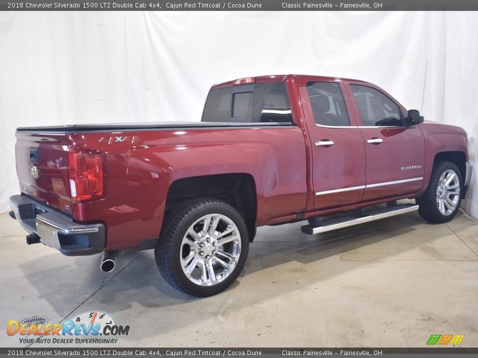 2018 Chevrolet Silverado 1500 LTZ Double Cab 4x4 Cajun Red Tintcoat / Cocoa Dune Photo #2